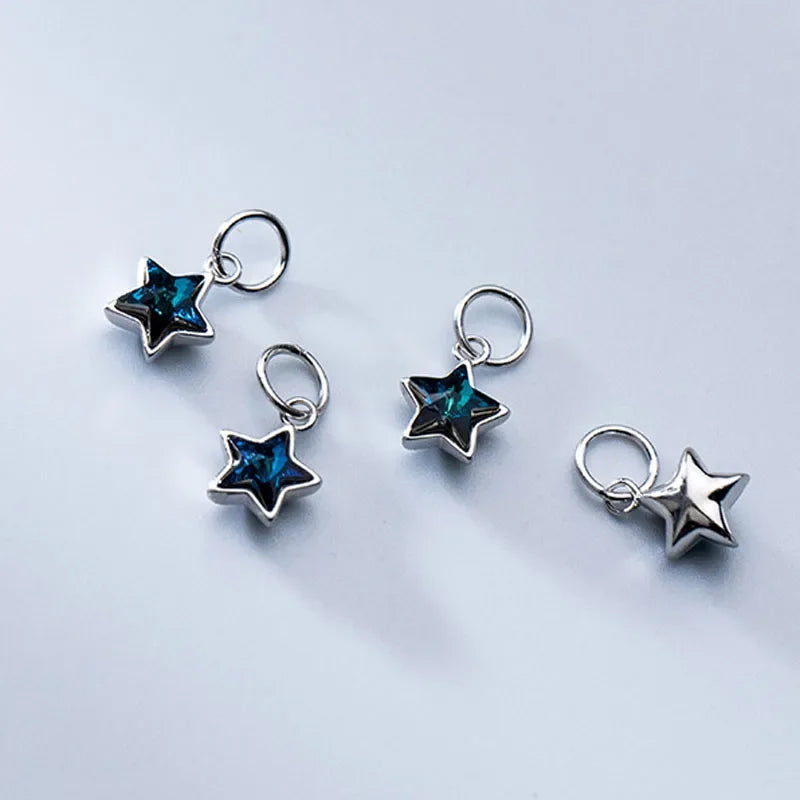 Dije Estrella con Zirconia Azul