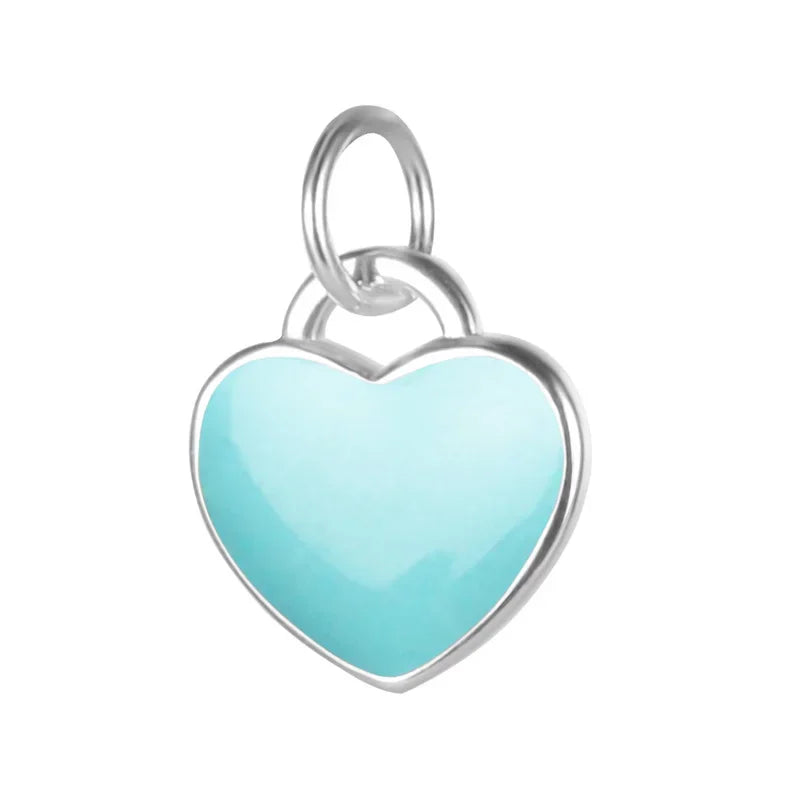 Dije Corazón Romántico Esmaltado