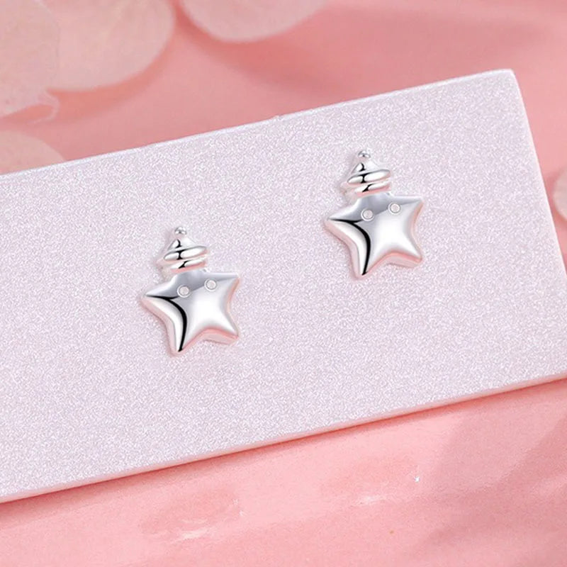 Aretes Gorrito de Dormir con Estrella