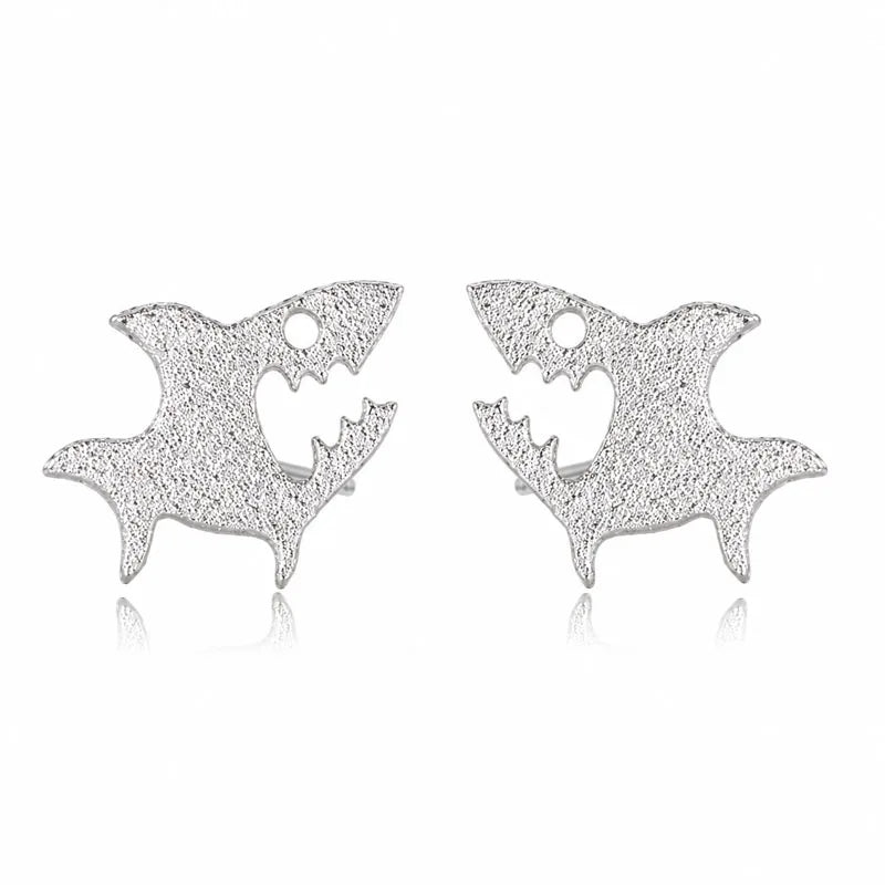 Aretes Tiburón Satinado