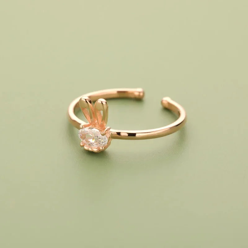 Anillo Conejito con Zirconias