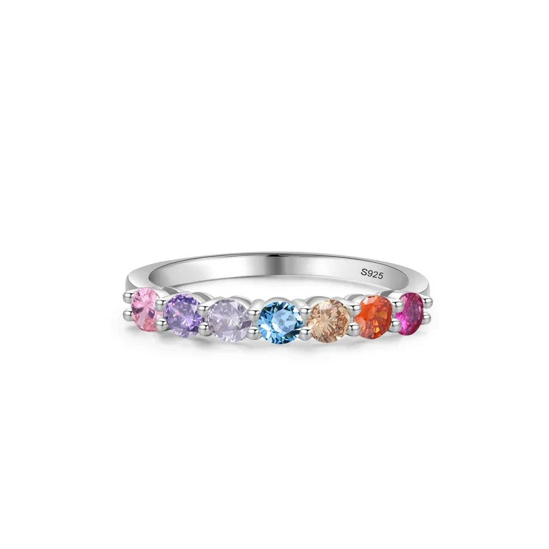 Anillo Zirconia Redonda
