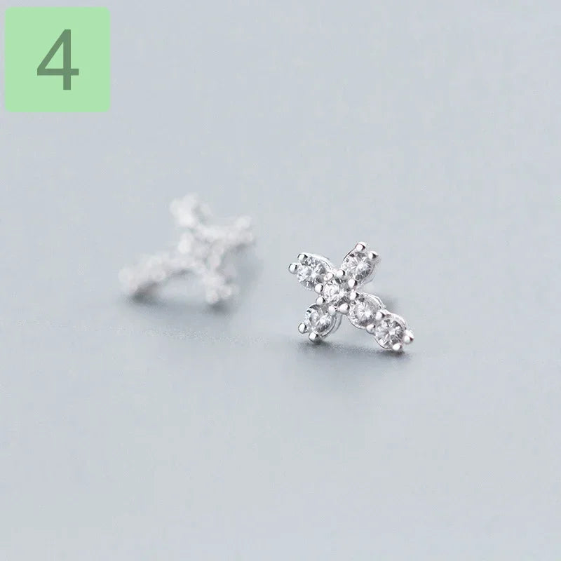 Aretes Cruz Negra
