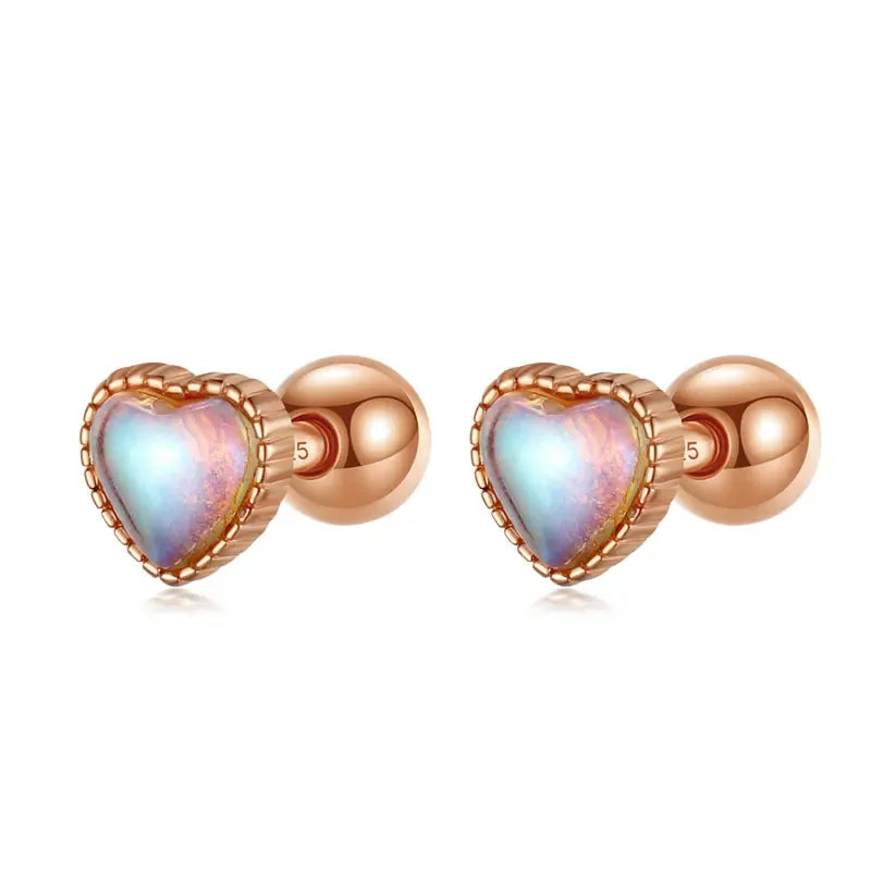 Aretes Corazón en Varios Modelos