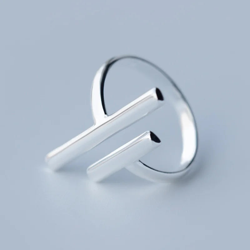 Anillo Barra Lisa Ajustable