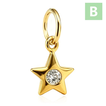 Dije Luna y Estrellas