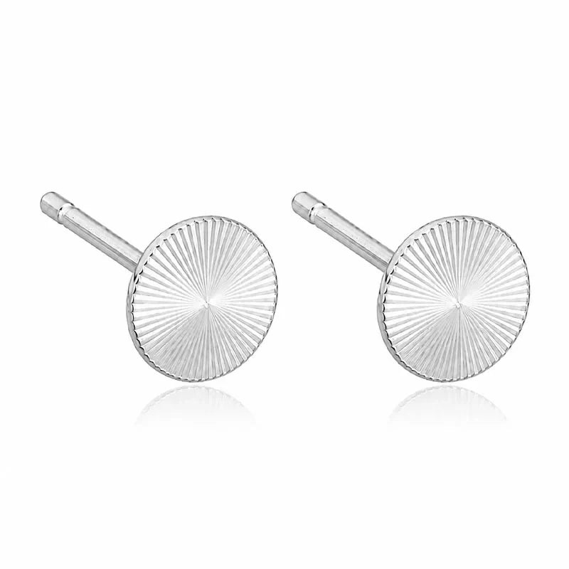 Aretes Botón Redondo
