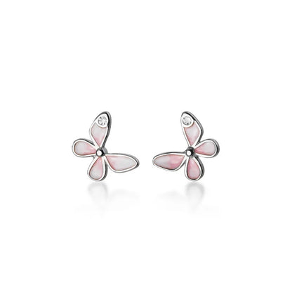 Aretes Mariposa Esmaltada