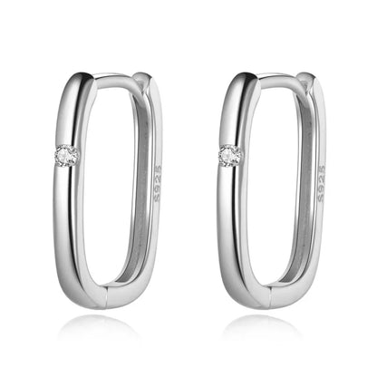 Arracadas con Zirconia Cuadrada