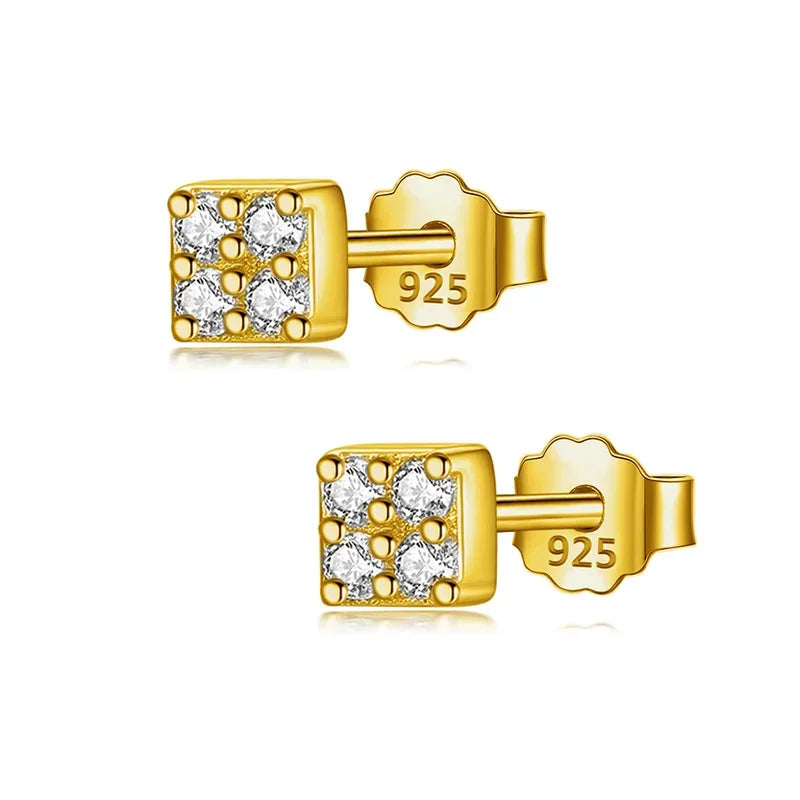 Aretes Cristal en Degradado