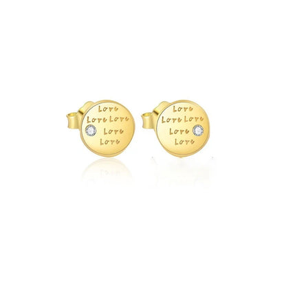 Aretes o Collar Corazón Candado o con Rayo