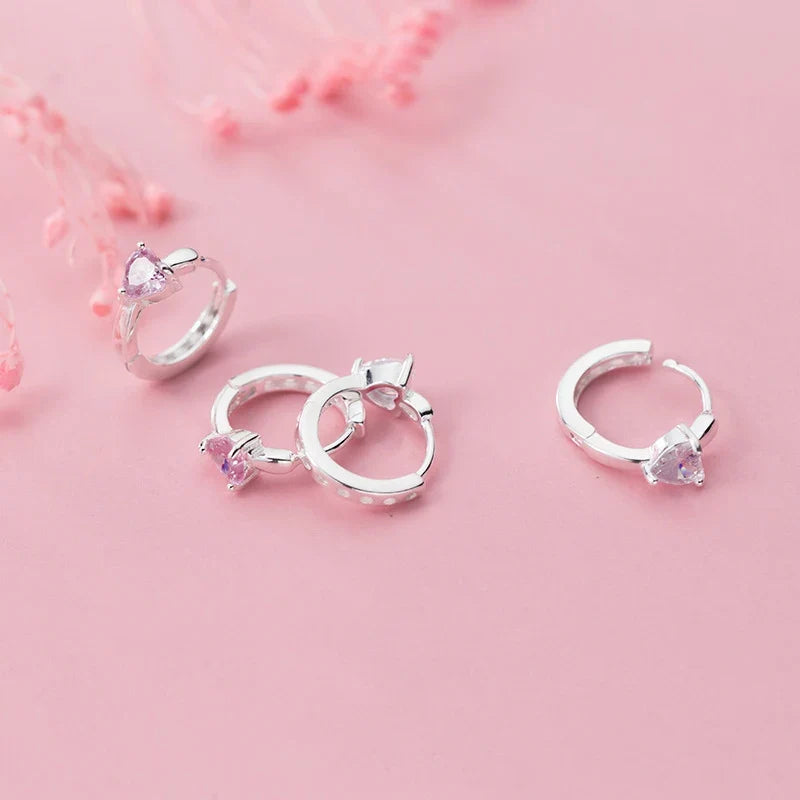 Ear Cuff Corazón con Zirconias