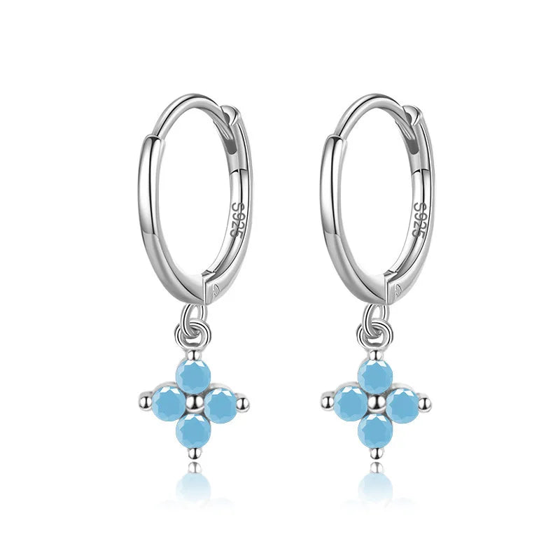 Arracadas con Zirconia en Seis Colores