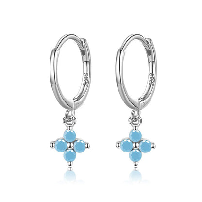 Arracadas con Zirconia en Seis Colores