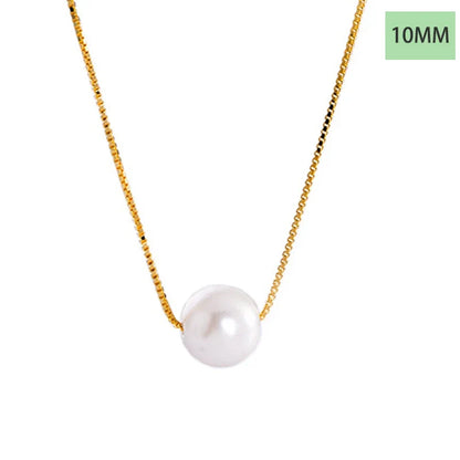 Collar Perla Blanca o Morada
