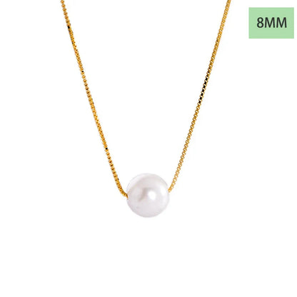 Collar Perla Blanca o Morada