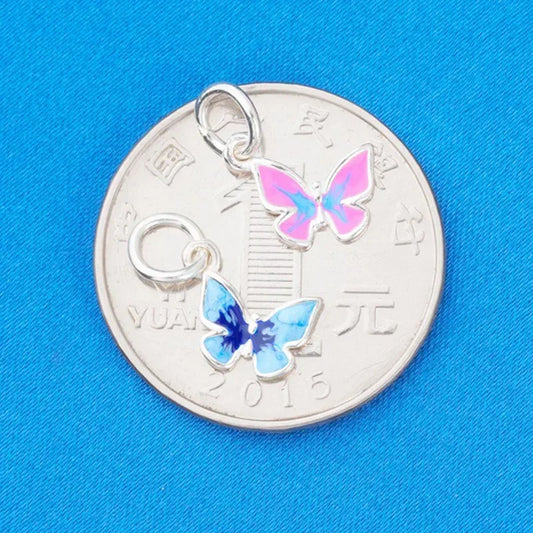Dije Mariposa Azul o Rosa