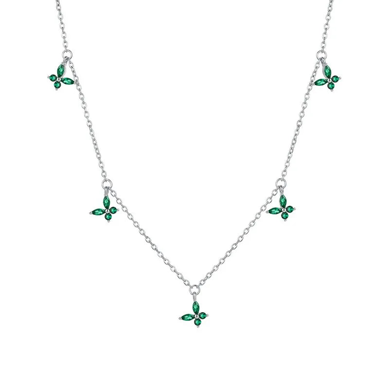 Pulsera o Collar Mariposa con Zirconias