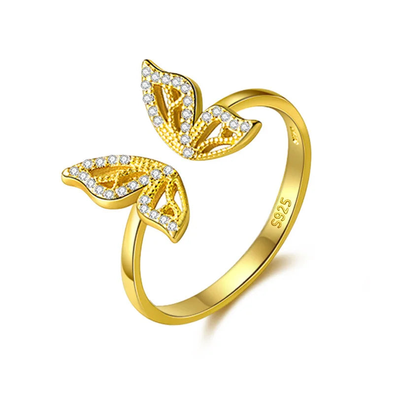 Anillo Mariposa Abierto