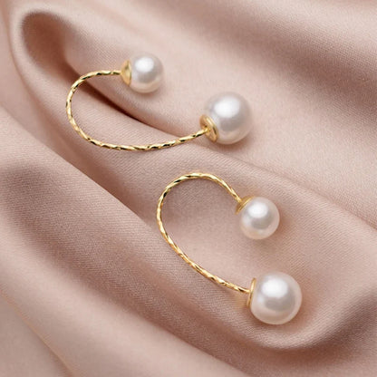 Aretes Perla con Gancho