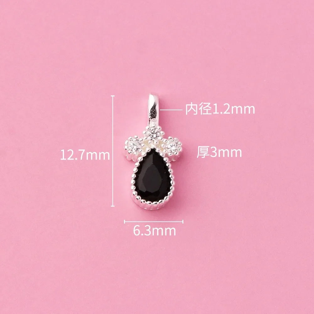 Dije Gota de Agua con Zirconia