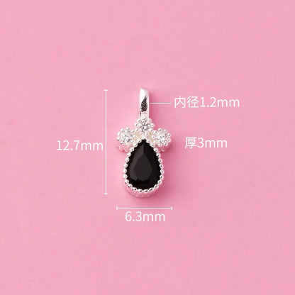 Dije Gota de Agua con Zirconia