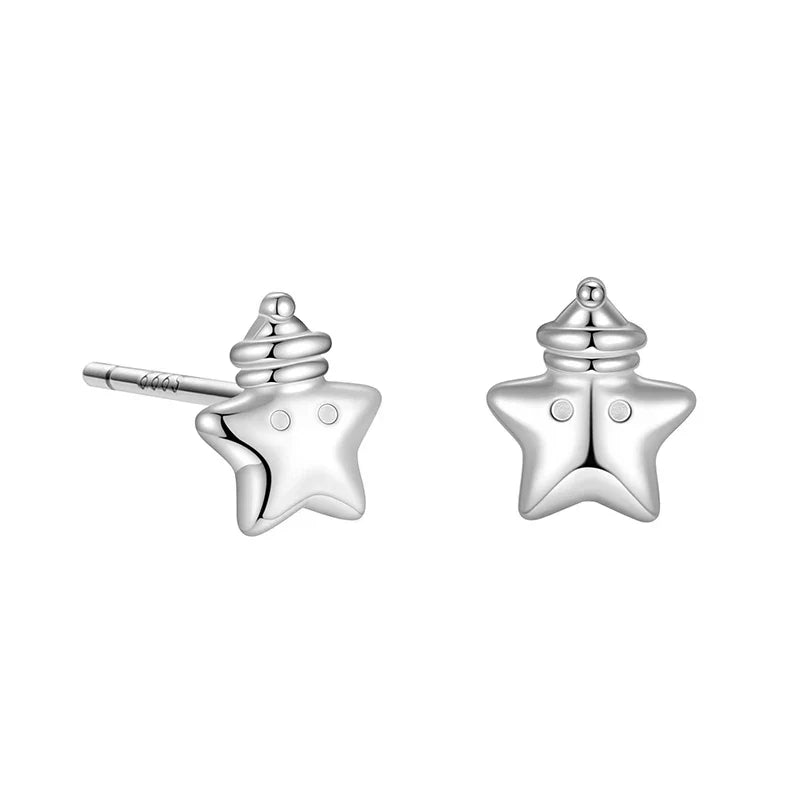 Aretes Gorrito de Dormir con Estrella