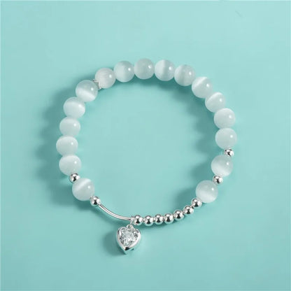 Dije Corazón de Zirconia Blanca, Azul o Rosa