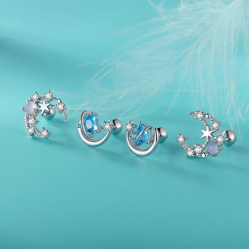 Aretes Luna Romántica