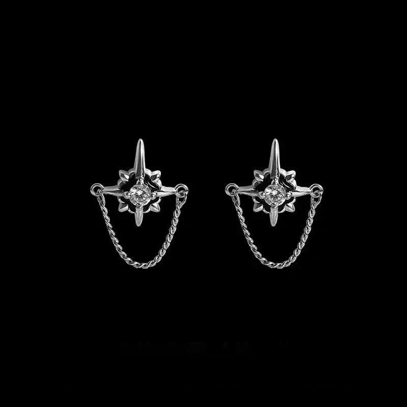 Aretes Colgantes Retro para Hombre