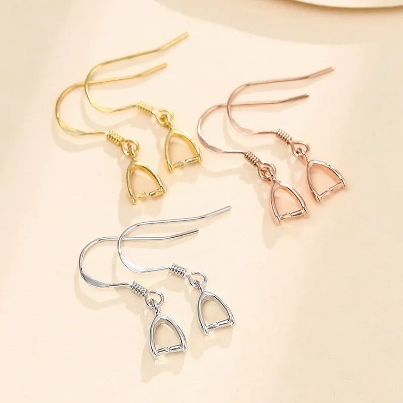 Aretes de Gancho Base para Armar