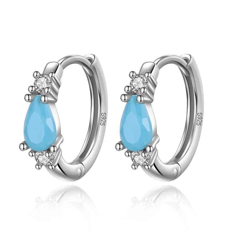 Arracadas con Gota de Zirconia