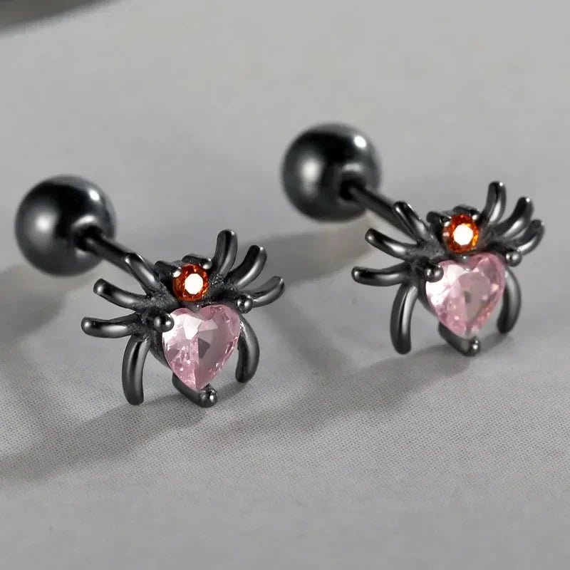 Aretes Araña con Zirconias