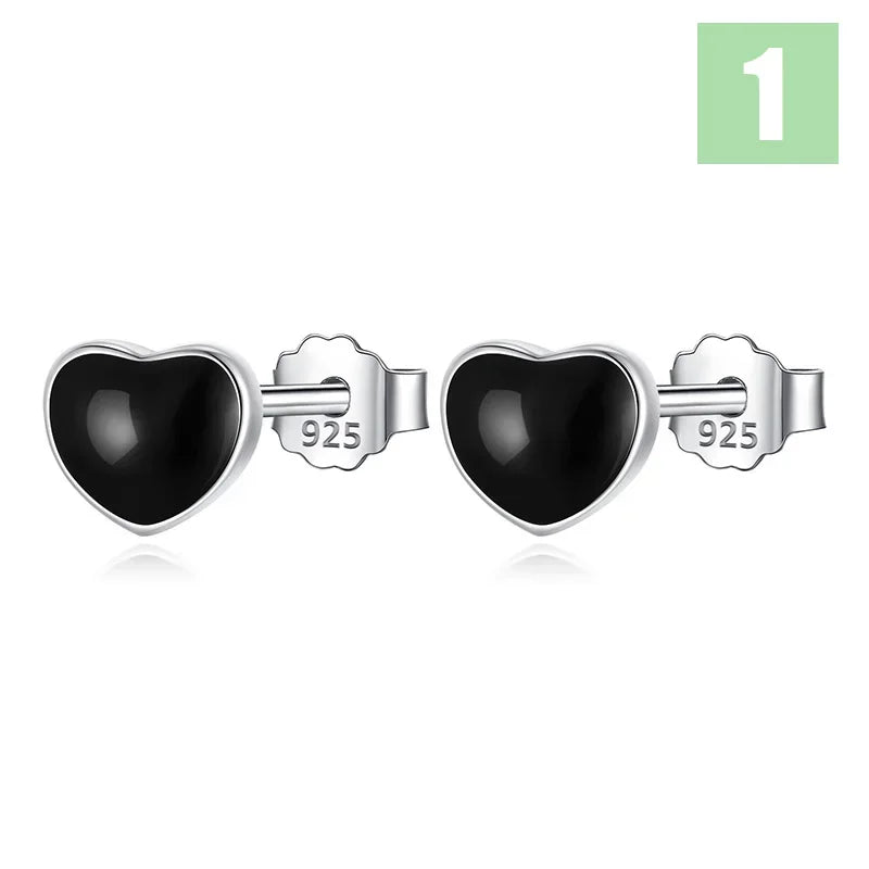 Aretes Figuras en Negro o Rojo