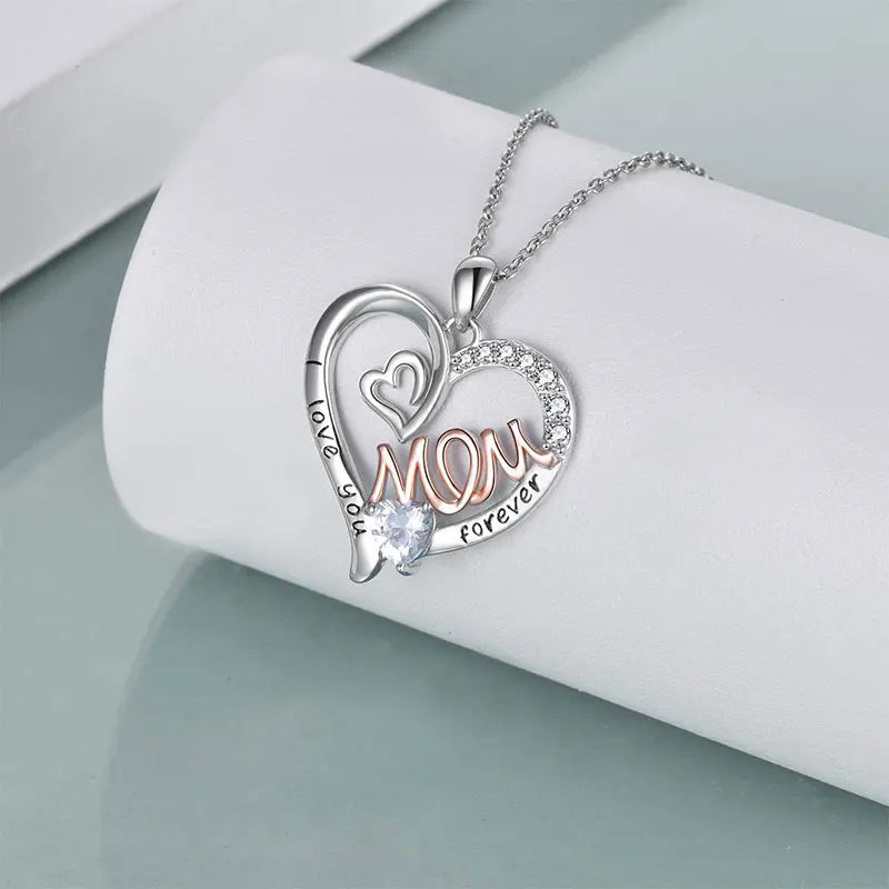 Collar Corazón Mom