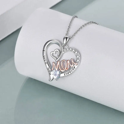 Collar Corazón Mom