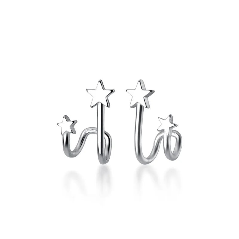Aretes Doble Estrella