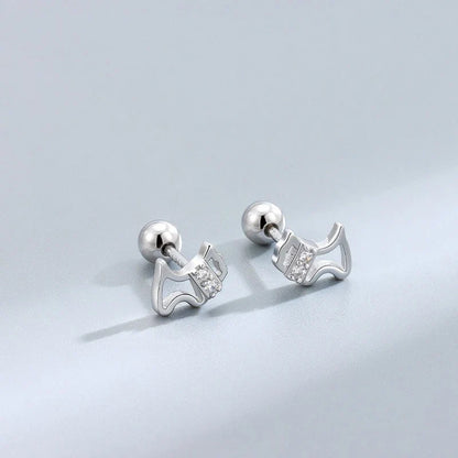 Aretes Perrito con Zirconias