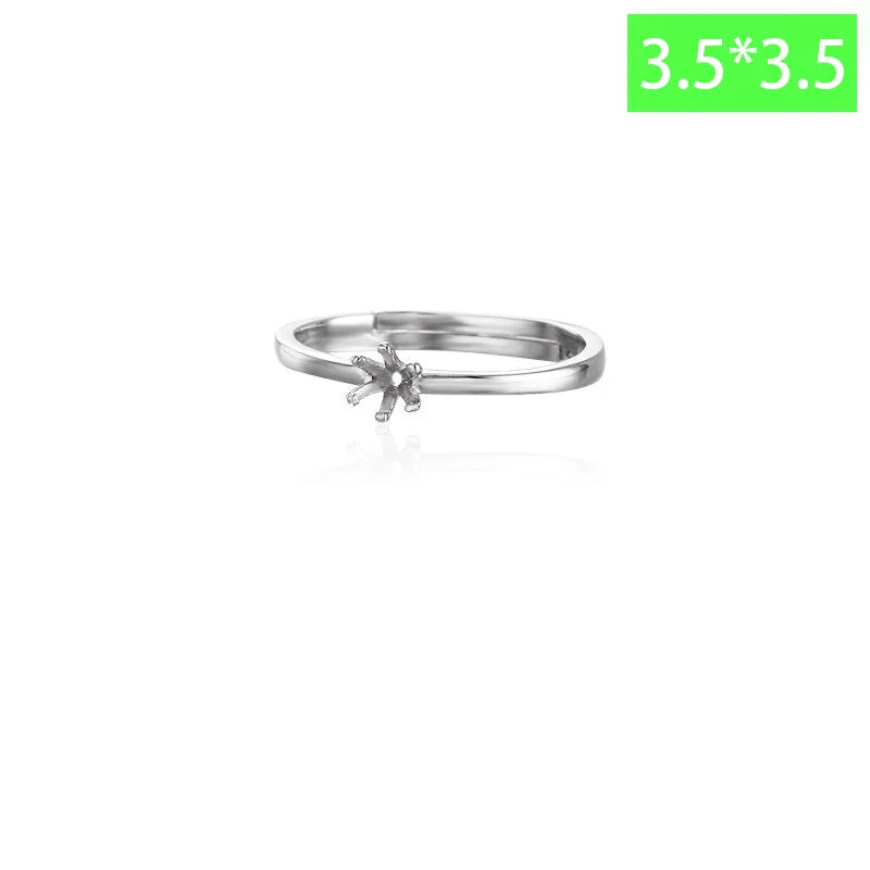 Base de Anillo de Pareja con Seis Garras