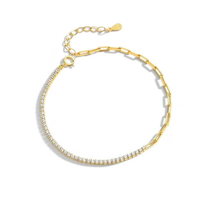 Pulsera Candado con Zirconias