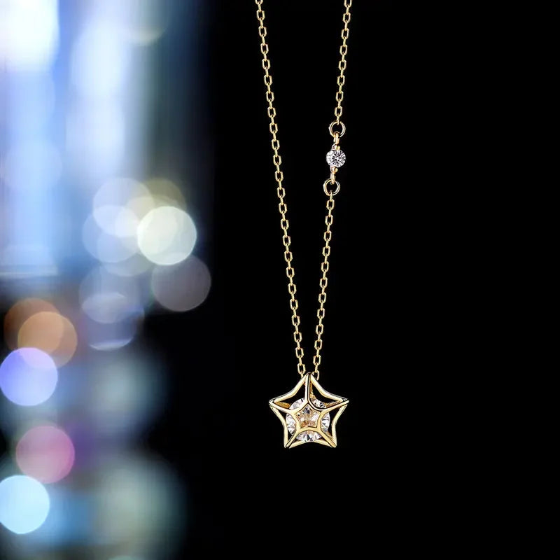 Collar Estrella Delicada con Zirconias
