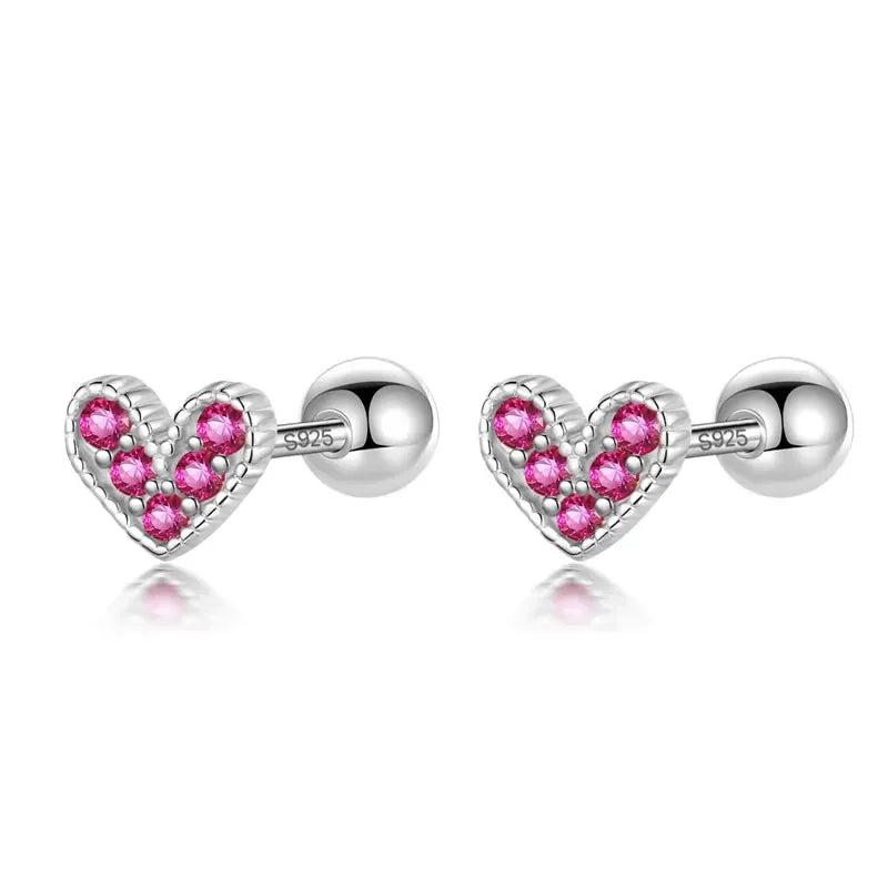 Aretes Corazón en Varios Modelos
