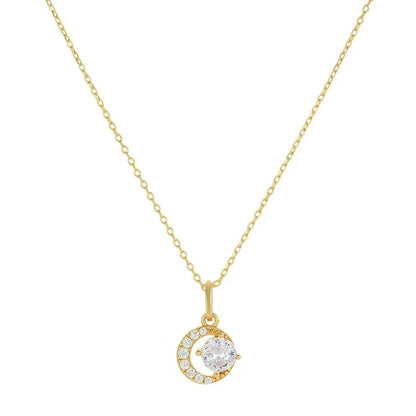 Collar Luna con Zirconias II