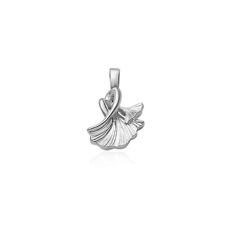 Dije Hoja de Ginkgo Plateada o Dorada