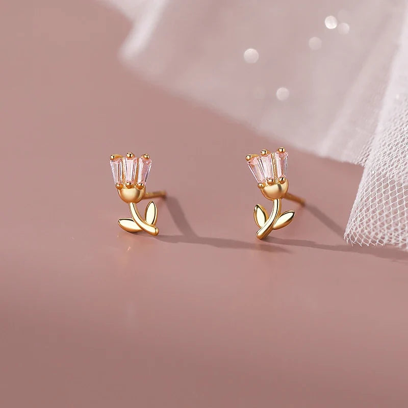Aretes Flor Elegante