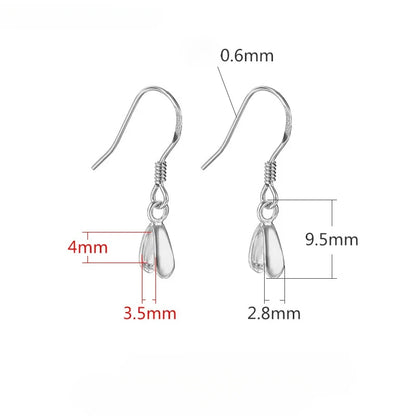 Aretes de Gancho Base para Armar