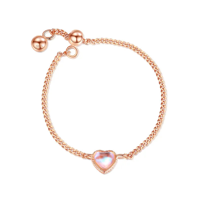 Anillo Corazón con Cadena