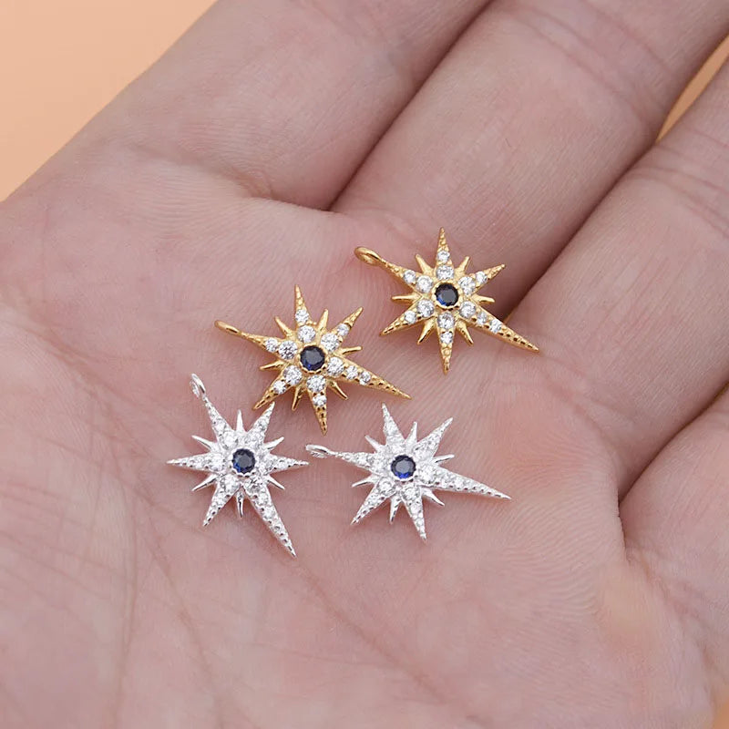 Dije Estrella Plateada o Dorada