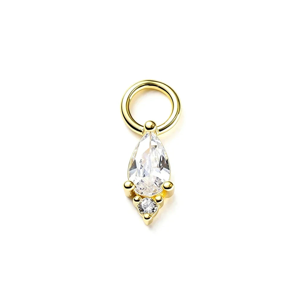 Dije Estrella con Piedra de Color