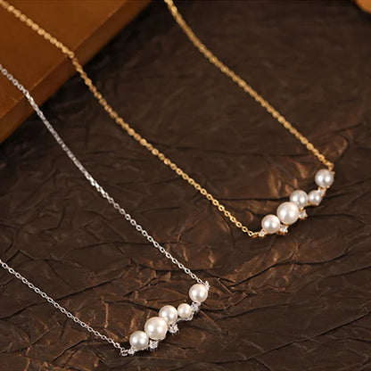 Collar de Perla y Zirconias